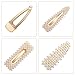 20Pcs Pearl Hair Clips Cute Acrylic Resin Hair Barrettes for Women Girls,Fashion Geometric Alligator Hair Pins Accessories for Valentines Day Birthday Wedding Party Headwear Styling Tools