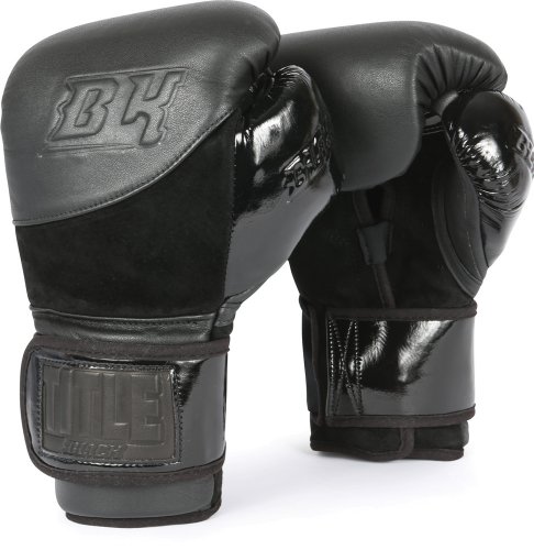 title black boxing gloves