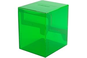 GameGenic Deck Box: Bastion XL Green (100ct) – Durable and Sturdy TCG, OCG Card Storage – Compatible with Pokemon Yugioh Comm