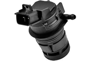 Car Windshield Washer Pump Motor Replacement OEM#85330-AE010,Single Hole Windshield Washer Fluid Pump Compatible with Toyota 
