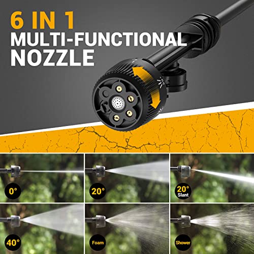 Rock&Rocker 40V Cordless Power Cleaner, Portable Pressure Washer