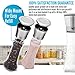 Salt and Pepper Grinder Set Spice Mills And Shakers W/ Free Gift 5 Finger Cooking Glove by Good4