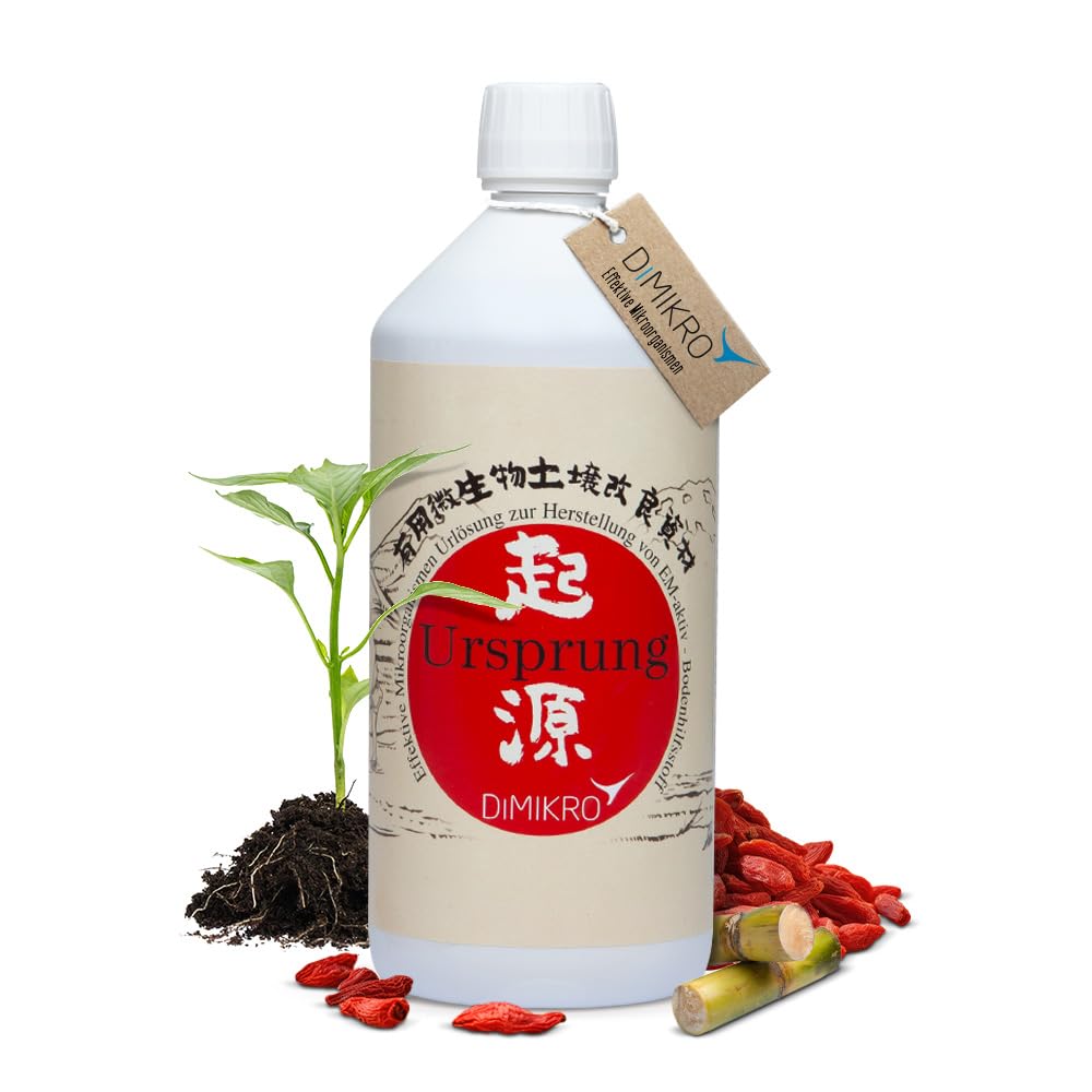 DIMIKRO Original solution - traditional Japanese EM original solution (production of EM-active) soil activator with effective micro-organisms soil additive (1 litre)