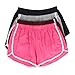 Yoga Gym Sport Shorts Workout Running Short Pants for Women No Drawstring Solid Color Dolphin Shorts