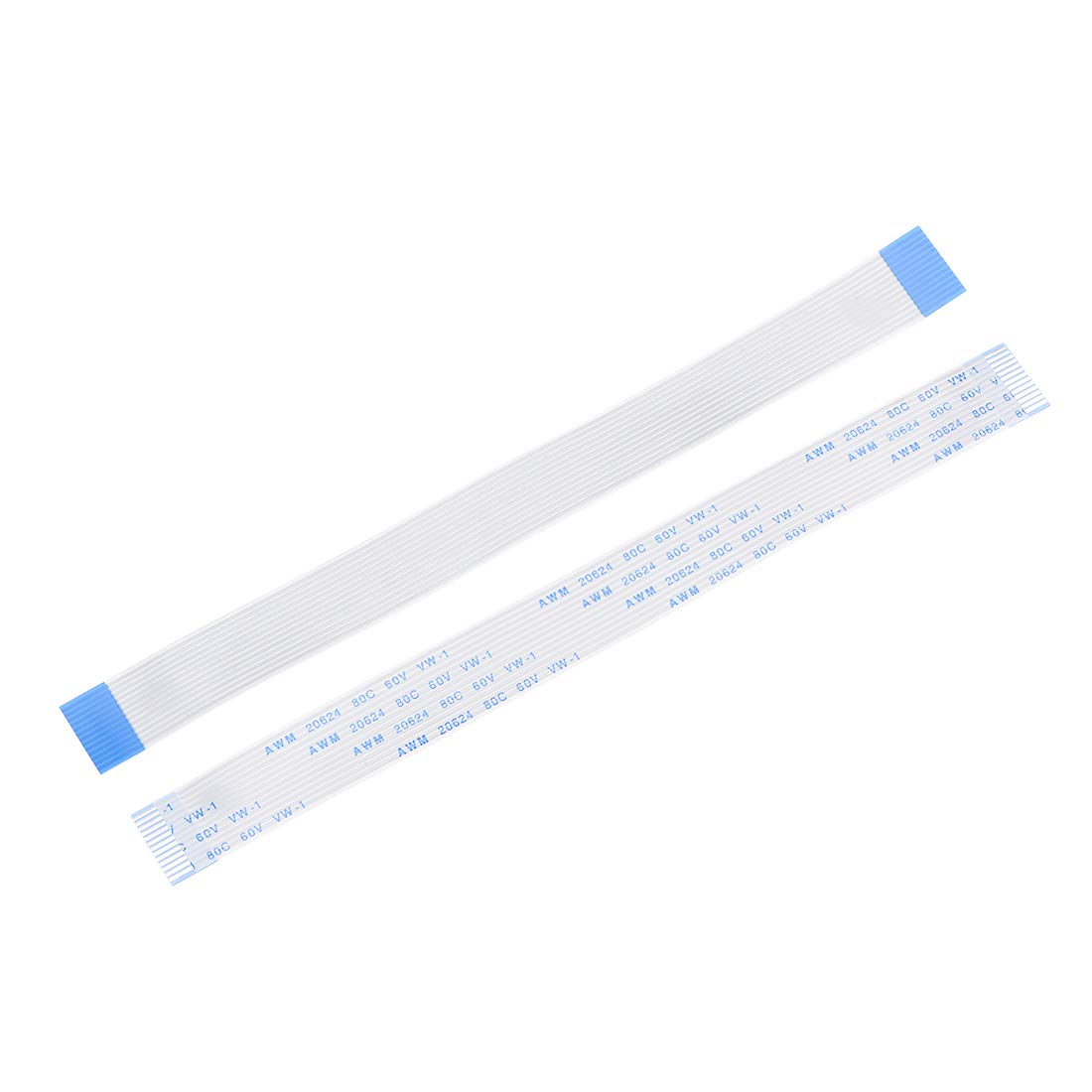 sourcing map 30 Pcs 1mm 13 Pin AWM 80C 60V VW-1 Flexible Flat Cable FFC FPC 160mm