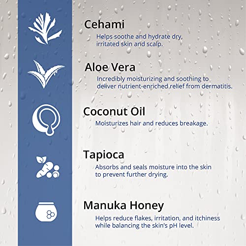 Seborrheic & Atopic Dermatitis Gentle Face Wash with Manuka Honey Natural & Organic Face