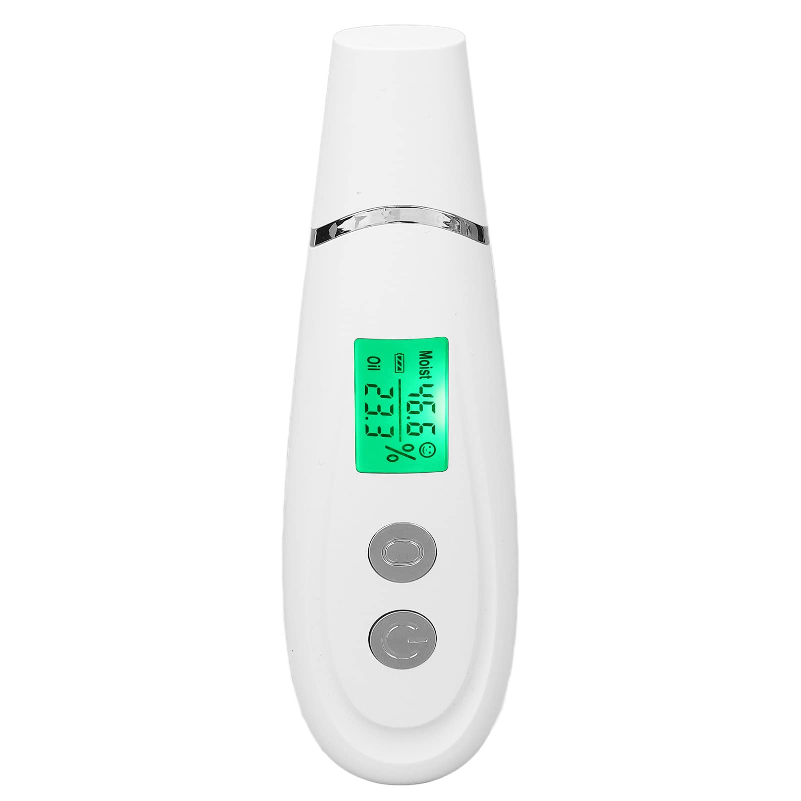 Digital Skin Detector Portable Skin Detector White Facial Moisture Tester Detector Skin Oil Content Moisture Analyzer