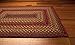 Homespice Oval Jute Braided Rugs, 5-Feet by 8-Feet, Cider Barn
