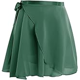 Brinkina Ballet Skirt Women Adult Girls Dance Chiffon Sarong Wrap Skirts