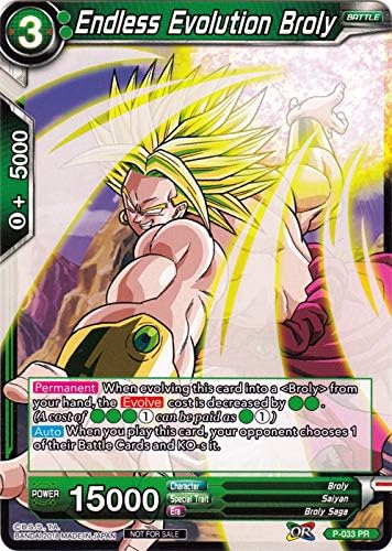 Dragon Ball Super TCG - Endless Evolution Broly Ball Super Cards - P-033