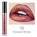 Matte Metallic Liquid Lipstick Long Lasting Waterproof Lip Gloss, No Caking, Kiss-proof