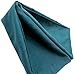 Zealax Throw Pillow Cases 18x18, 2 Pack Decorative Pillows Covers Faux Suede Cushion Covers for Farmhouse Living Room Couch, Deep Teal