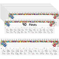 40 PCS Desk Nameplates, Waterproof Confetti Desk