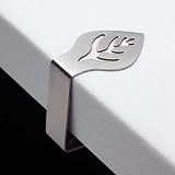 KitchenCraft Stainless Steel Tablecloth Weight Clips 4 Pack Leaf Design 6x5 cm view 4