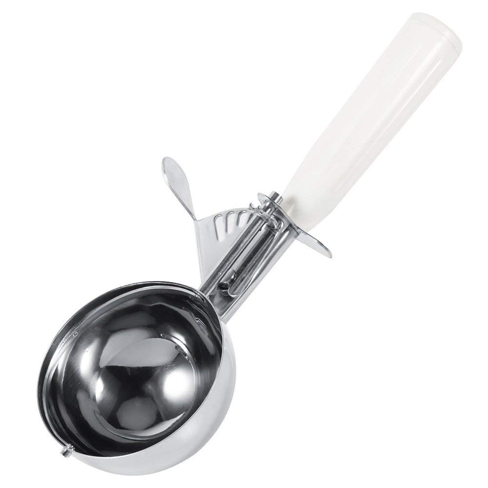 Yosoo Stainless Steel Ice Cream Spoon Fruit Vegetable Spoons Kitchen Gadget Tool Coffee 9 Sizes (Size : 8cm)