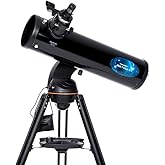 Celestron Astro Fi 130 Reflector Telescope for Beginners with Built-in WiFi | WiFi GoTo Smartphone Controlled, Computerized Mount, Automatic Star Tracking, Large 130mm Mirror for Bright Deep-Sky Views
