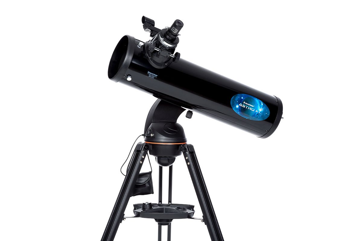 Celestron 22203 AstroFi 130 Telescopio reflector inalámbrico, negro