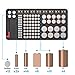 Coomatec Battery Organizer Support AA, AAA, D, C, 9V, and Button Batteries Storage box Can Contain over 7 Types of Batteries with Tester ...