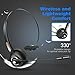 Truck Driver Headset/Bluetooth Phone Headset with Microphone,12hrs Talk Time Office Bluetooth Headset with Noise Canceling ,Bluetooth Headphones for Cell Phone,Computer,Car,Call Center,Support Music