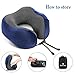 Blusmart Travel Pillow, Soft & Comfortable Memory Foam Neck Pillow for Head & Neck Support, Breathable & Washable Cover, Airplane Travel Kit with Eye Mask, Earplugs & Storage Bag