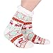 Slipper Socks, Women Fleece Socks Wool Non Slip Socks Sherpa Thick Christmas Socks with grippers Warm Winter Women Girls Mid Calf High Sleep Socks, (White), One Size
