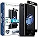 Tech Armor 3D Curved Edge Glass Screen Protector for Apple iPhone 7 (4.7-inch) (Black) [1-Pack]