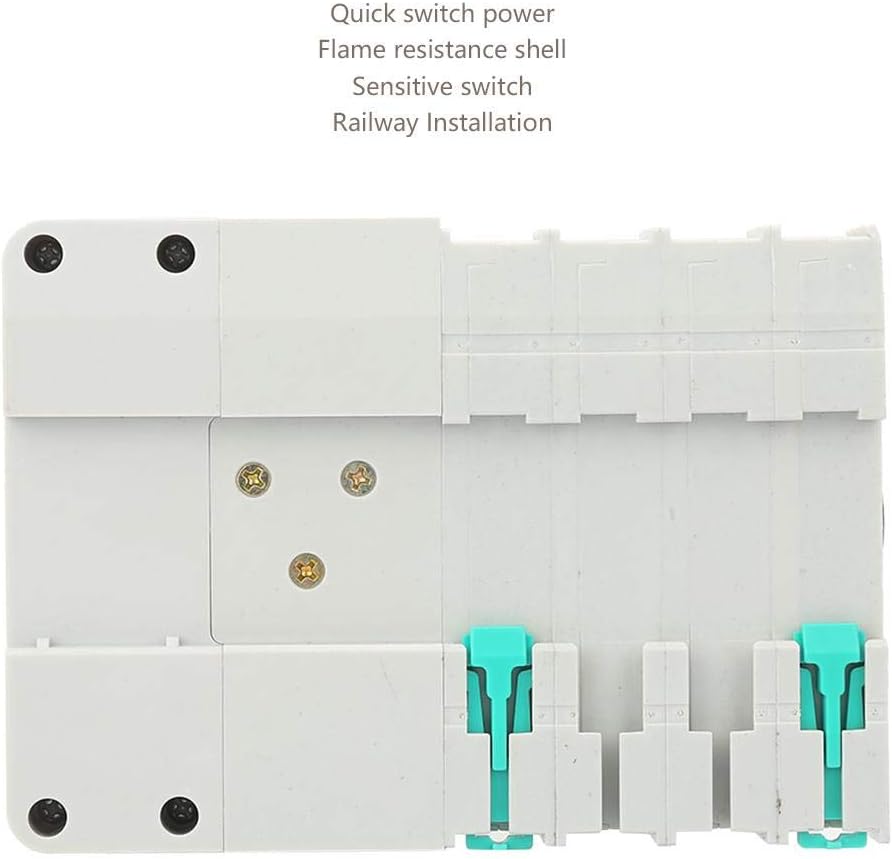AC Transfer Switch,400V 4P 63/80/100A Dual Power Automatic Transfer Toggle Switch(100A) BigaMart