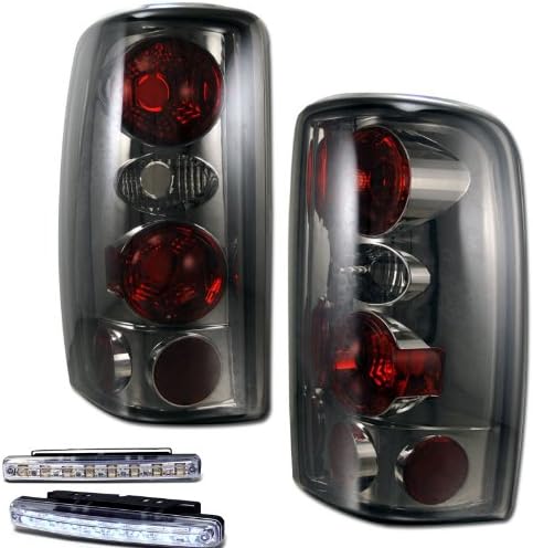 2000-2006 TAHOE/SUBURBAN REAR BRAKE TAIL LIGHTS SMOKED LENS+LED BUMPER RUNNING
