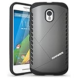 COVRWARE® Moto G (3rd Gen) [ Shield Series ] Dual Layer Armor Case [ Screen Protector ] for Motorola Moto G (3rd Gen 2015) ** Will Not Fit Moto G (2nd) 2014 ** - Gray (CW-MG3-SH10)