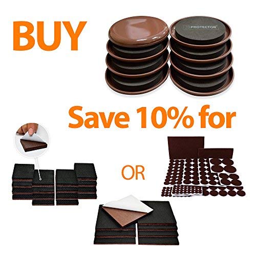 6 Furniture+Sliders+Carpet+X+PROTECTOR+Furniture