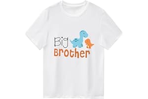 Sanqidu Baby Boys Girls Big Sister Little Sister T Shirt Tops Big Brother Little Brother Sibling Matching Outfit Twins Tees