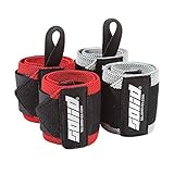 Wrist Wraps Strength Pack (4 Wraps)-STANDARD Support for Olympic Lifts & CrossFit + HEAVY Protection for Weightlifting & Bodybuilding/Powerlifting - For Men & Women - Stabilize Wrists & Avoid Injury!