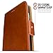 Dreem Fibonacci Wallet Case with Detachable Folio, Premium Vegan Leather, 2 Kickstands, Gift Box, for iPhone 6/6s - Brown (w/o RFID)