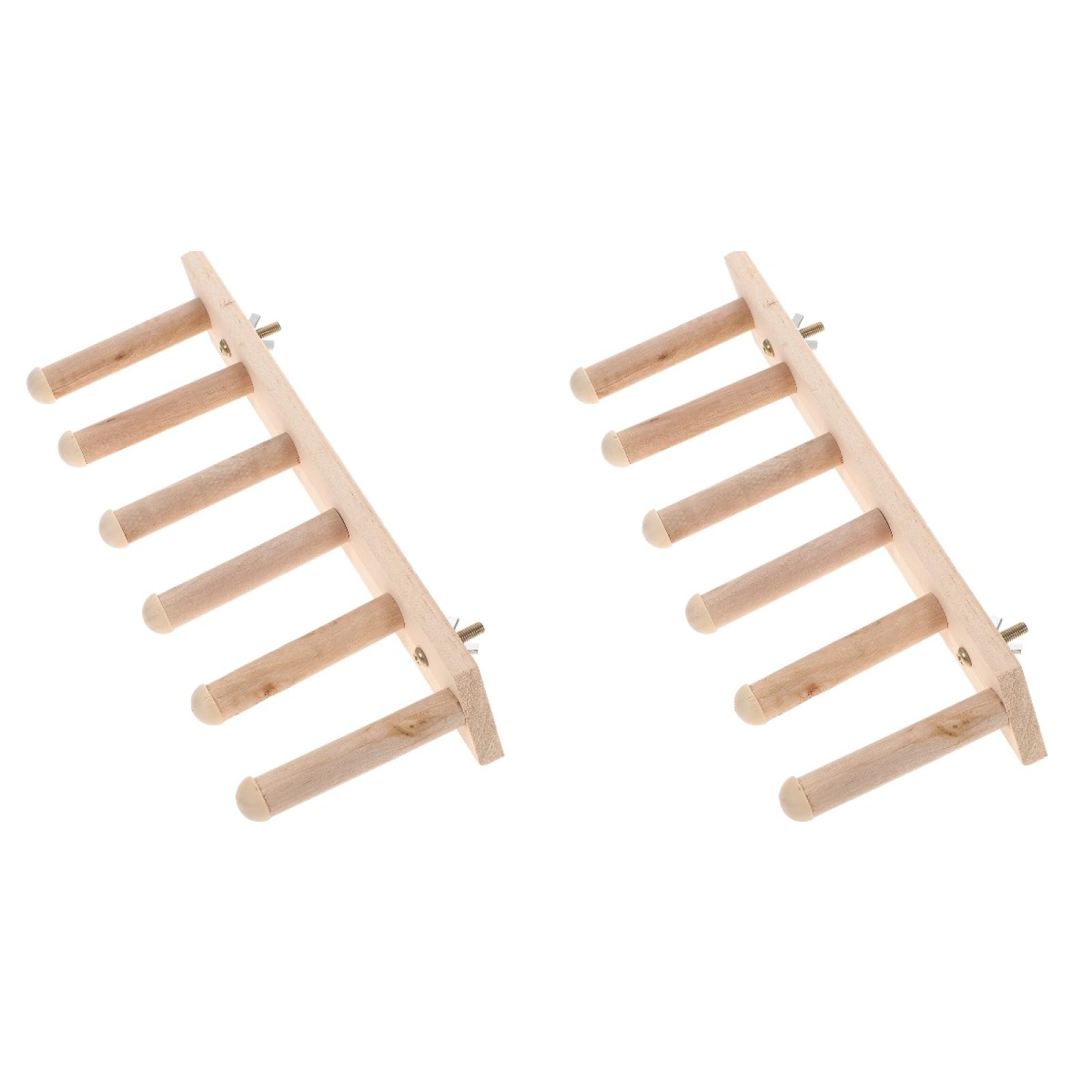 DOITOOL 2pcs Cat Stairs, Wall Mounted Cat Climbing Shelves, Wall Steps, Perch, Furniture, Shelf Board Stair Ladder Wooden Supplies