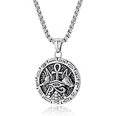 Stainless Steel Ankh Cross Pendant Necklace, Ancient Egyptian Symbol