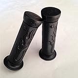 ATV WATERCRAFTS Flame Gel Style Grips Black ATV QUAD YAMAHA KAWASAKI POLARIS SEADOO BOMBARDIER JET SKI HONDA ATV FOREMAN RECON RINCON Brute Force Prairie BRUIN GRIZZLY KODIAK(7/8