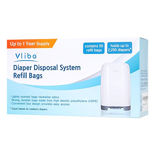 Vliba Diaper Pail Refill Bags (2Pack) in Bahrain Whizz Diaper