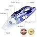 Elino Professionals car Vacuum Cordless Rechargeable Small Vacuum Cleaner by a Litium Lon Battery, Wet&Dry Handheld, 100W, with One Strong Filter (Blue)