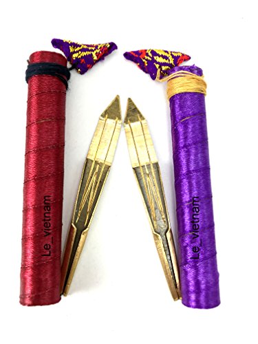 Lot of 2 triple brass jaw jew s mouth harp lips dan moi…