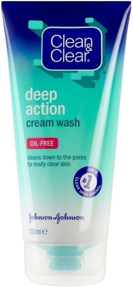 clean & clear deep action cream wash 150ml