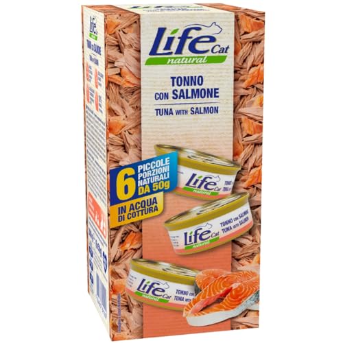 Life Cat Tonno con Salmone 6 x 50 g