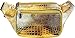 SoJourner Holographic Rave Fanny Pack - Packs for festival women, men | Cute Fashion Waist Bag Belt Bags (Gold Gator)