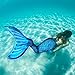 Fin Fun Basics Mermaid Tails for Swimming with Monofin - Kids, Girls & Boys