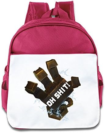 Jade Custom Cute Blitzcrank Lightning League Of Legends Kids School Bagpack Bag For 1-6 Years Old Pink