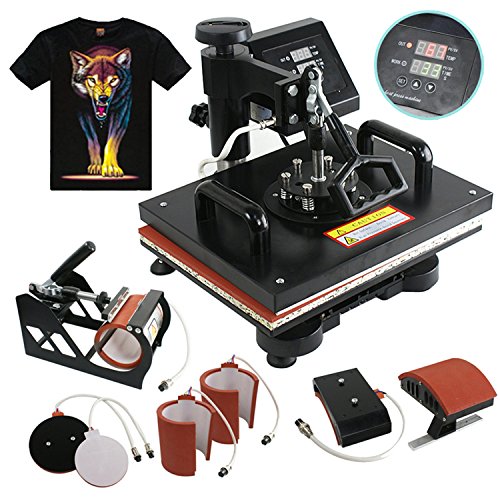 Price tracking for F2C 6 in 1 Combo Heat Press Tshirt Hat Cap Mug