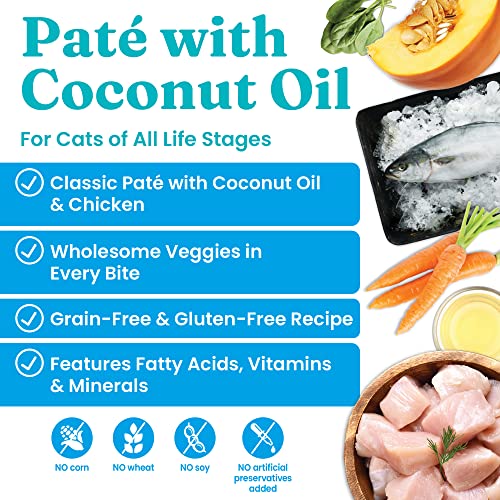 Solid Gold Wet Cat Food Pate for Adult & Senior Cats Real Chicken