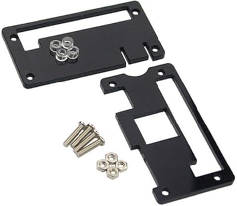 Moliies 1Pcs La Caja de acrílico está diseñada a Medida para la Raspberry Pi Zero con una Estructura atornillada transperant