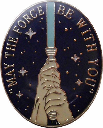 Star Wars " May The Force Be With You " Enamel PIN