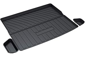 AIQIYING Cherokee Cargo Liners - All-Weather Protection Rear Cargo Trunk Tray Floor Mats Compatible with 2019 2020 2021 2022 2023 2024 Jeep Cherokee, 3D Modeling Waterproof Durable TPO Accessories Custom-Fit