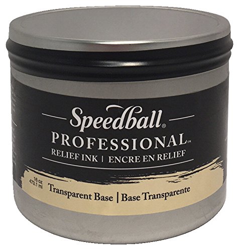 Speedball Professional Relief Ink, 16 Ounces, Transparent Base